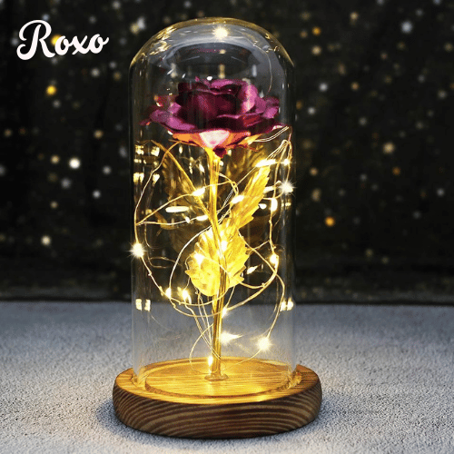 Luminária Rosa Eterna Glow Charm™ - OFERTA MÊS DOS NAMORADOS❤❤