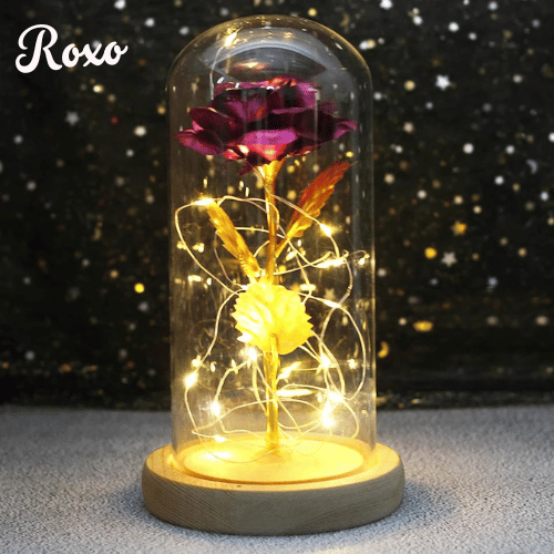 Luminária Rosa Eterna Glow Charm™ - OFERTA MÊS DOS NAMORADOS❤❤